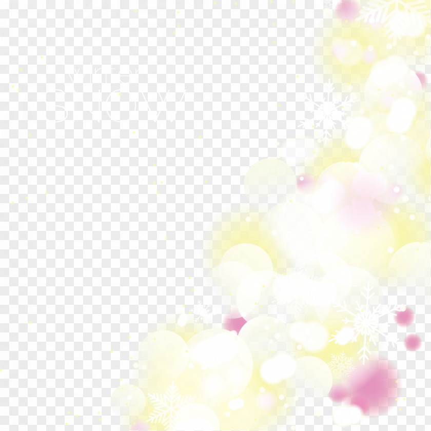 Vector Elements Winter Snow Petal Sky Circle Wallpaper PNG