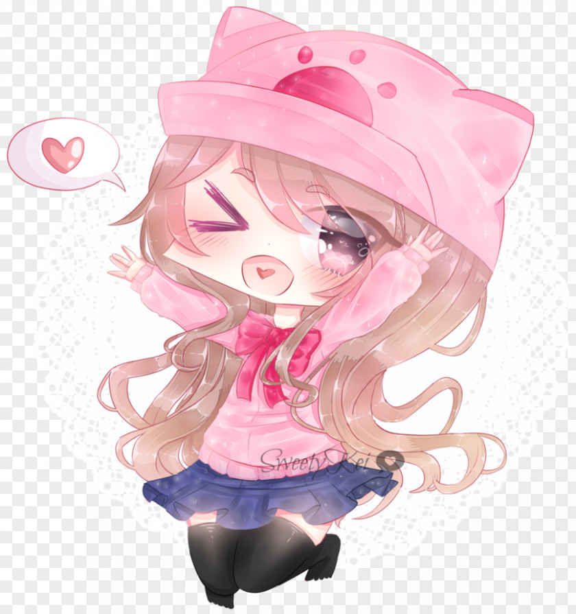 Anime Figurine Pink M Character PNG Character, clipart PNG