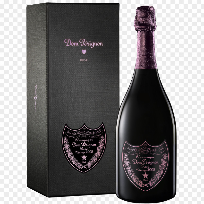 Champagne Rosé Sparkling Wine Dom Pérignon Vintage PNG
