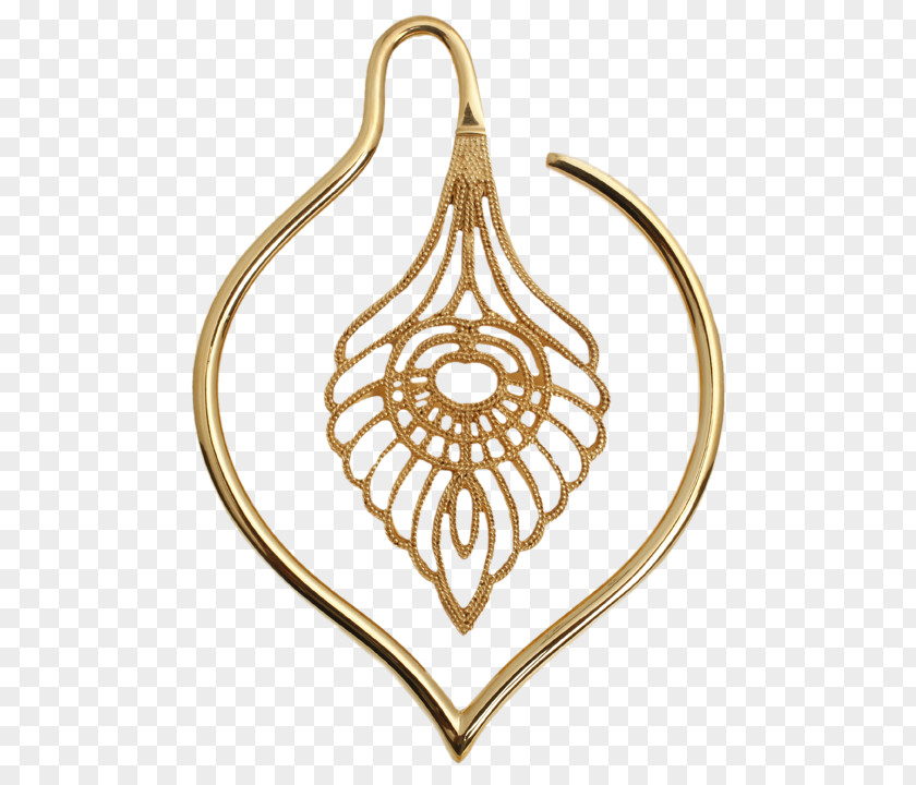 Jewellery Earring Body Plug Gold PNG