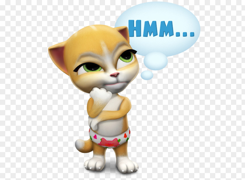 Kitten Whiskers Cat My Talking Tom And Friends PNG