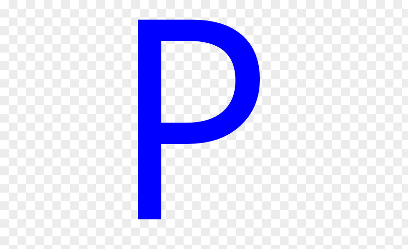 Letter P Blue Bible Alphabet PNG