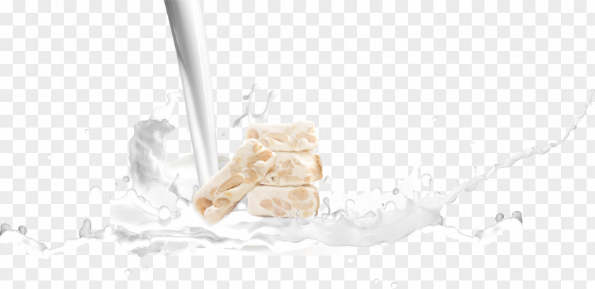 Milk Nougat Material Dairy Product Brand Font PNG