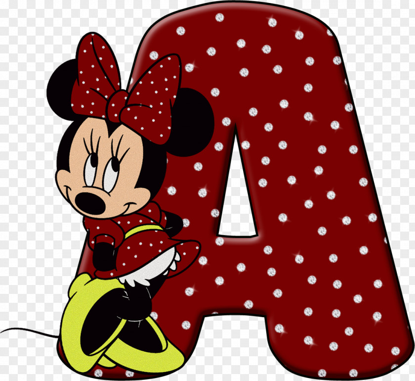 Minnie Mouse Mickey Letter Alphabet PNG