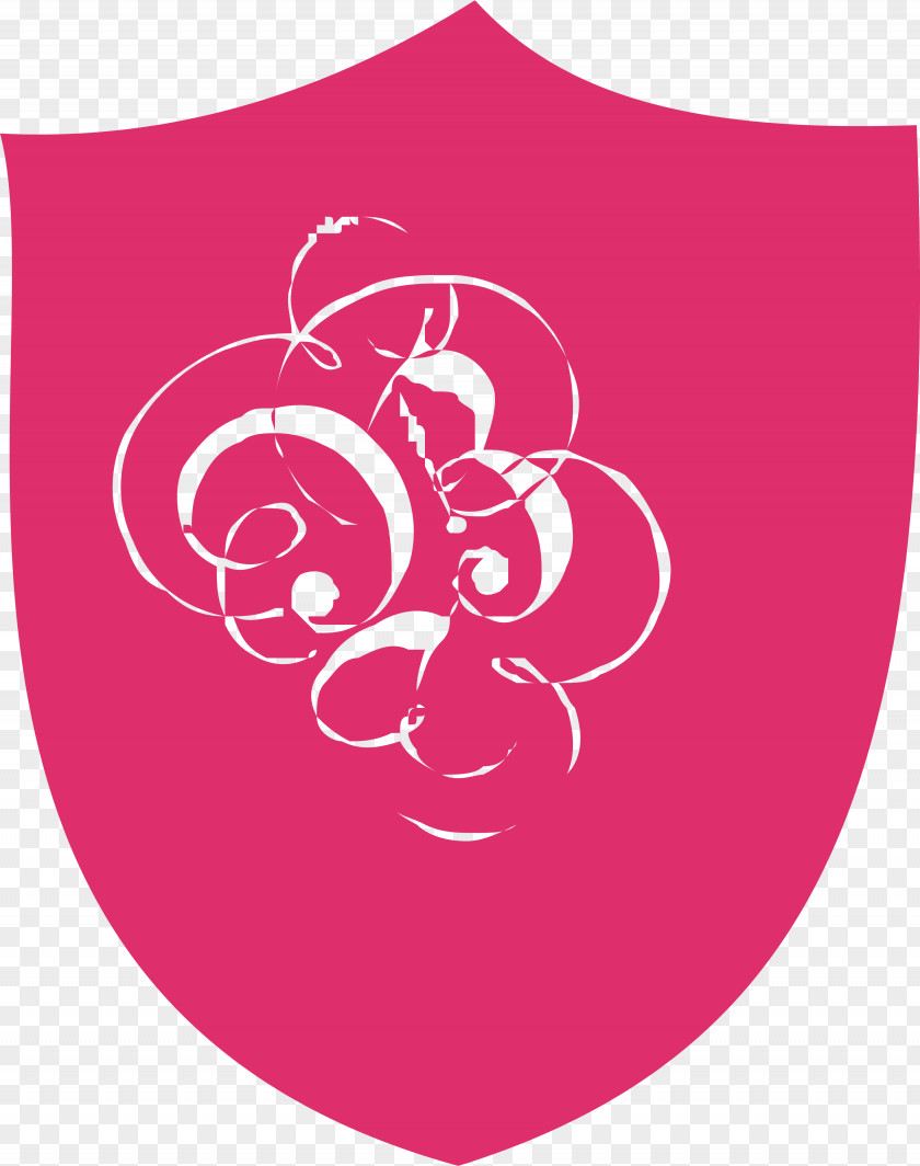 Pink Shield Vecteur Escutcheon PNG