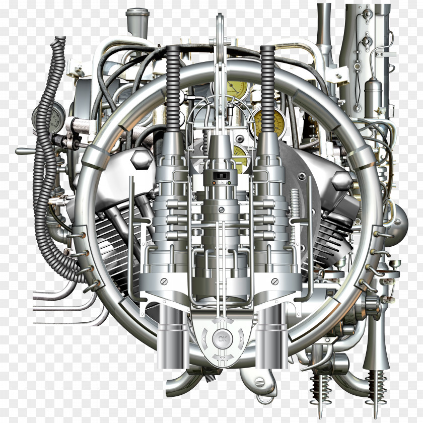 Diablo Machinery Industrial Revolution Steampunk Steam Engine Machine PNG