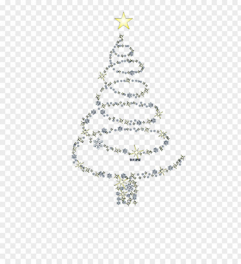 Diamond Christmas Tree Ornament PNG