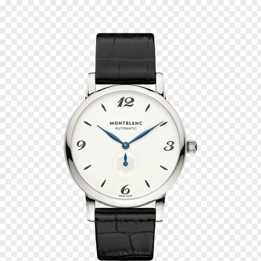 Montblanc Silver Watch Male Automatic Movement Watchmaker PNG