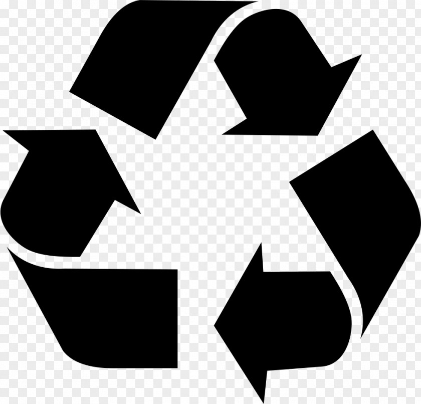 Silhouette Recycling Symbol Waste PNG