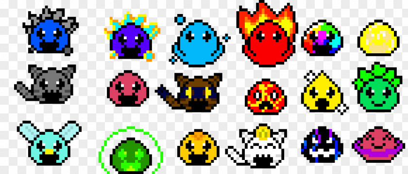 Slime Rancher Pixel Art Image PNG