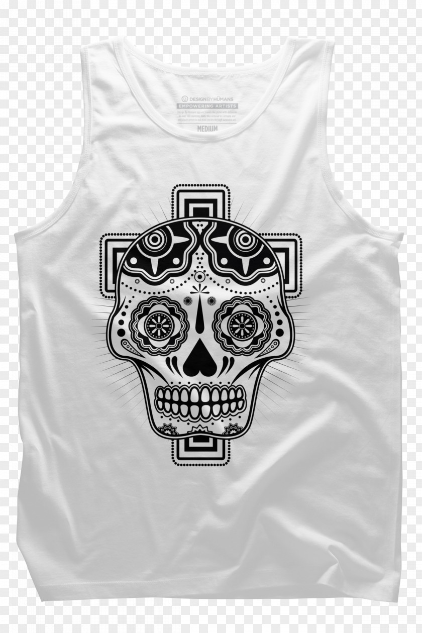 Sugar Skulls T-shirt Gilets Sleeveless Shirt Clothing PNG