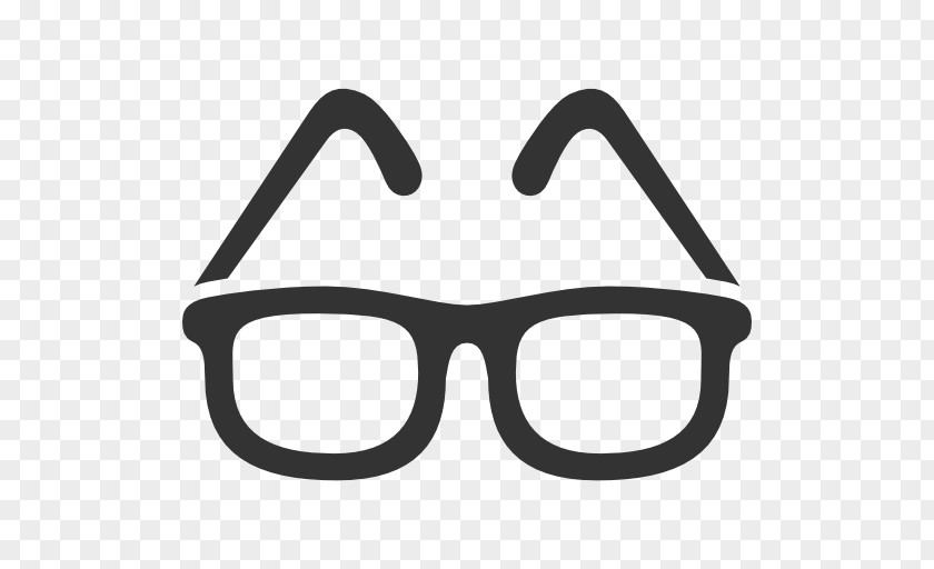 Black And White Style Glasses Magnifying Glass PNG