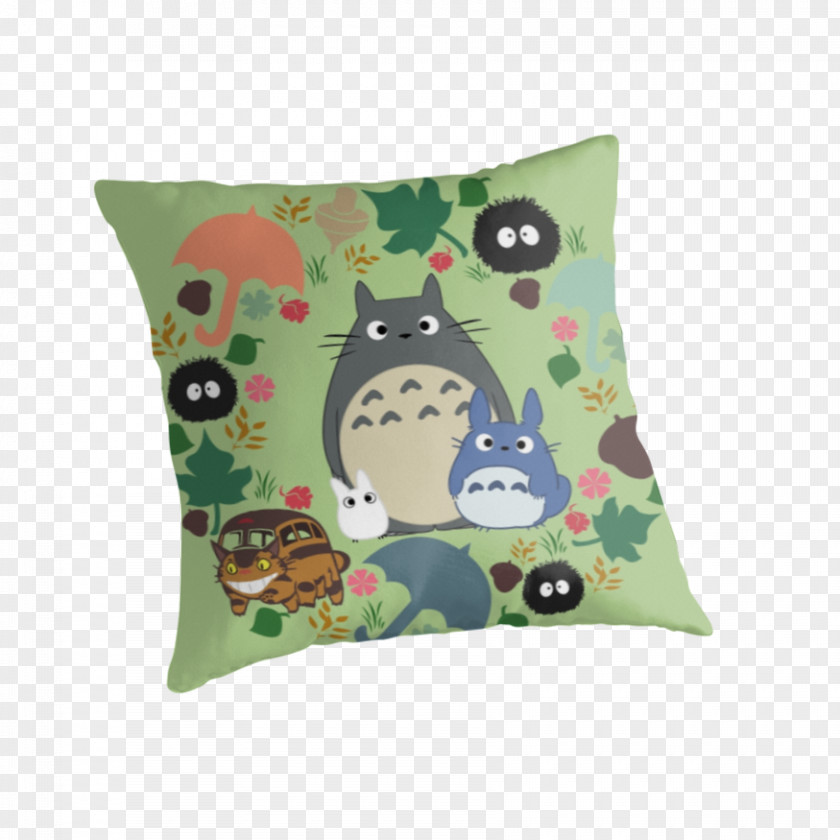 Totoro Throw Pillows Cushion Textile Tote Bag PNG