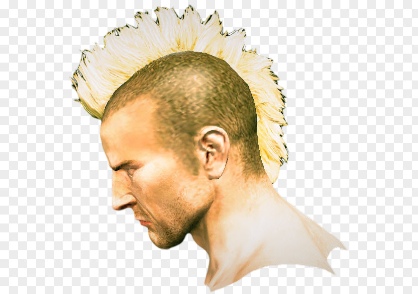 Hair Dead Rising 2: Case Zero Mohawk Hairstyle Forehead PNG