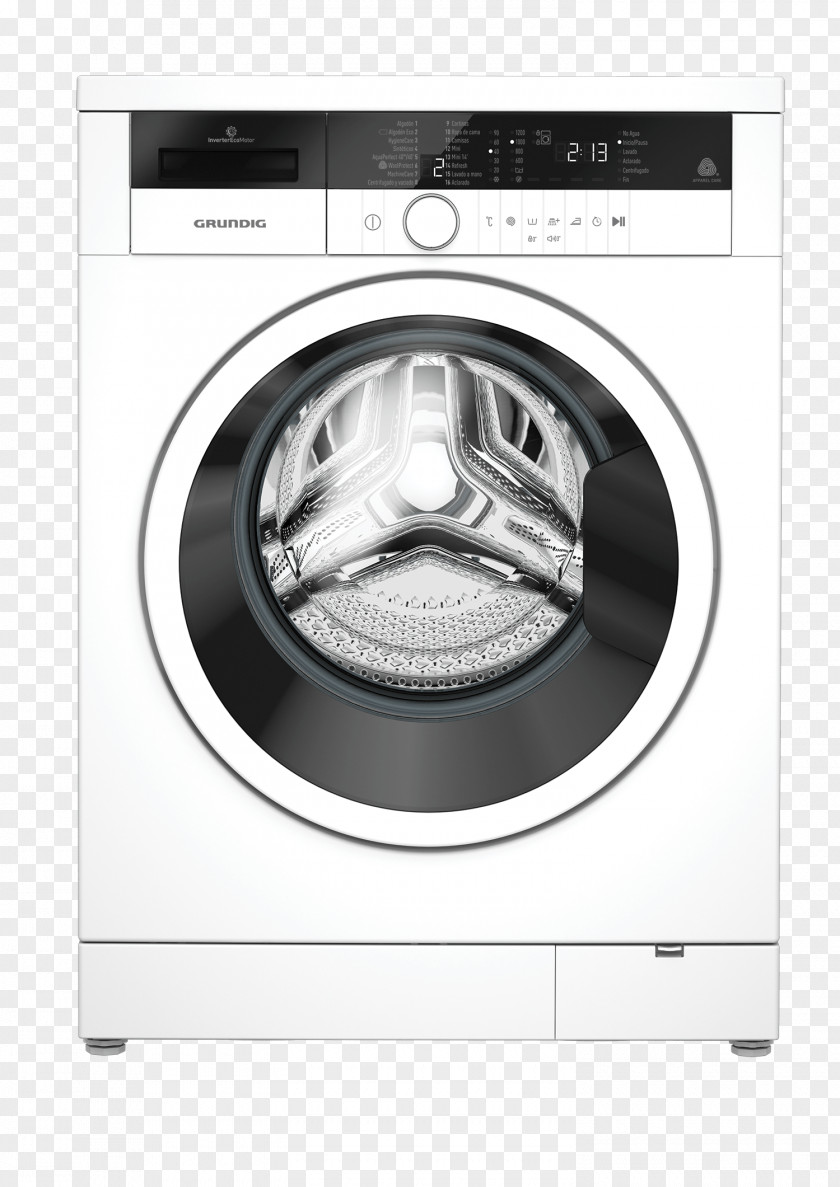 Lavadora Washing Machines Grundig GWN48430CW 8kg 1400 Rpm Machine Laundry Arçelik PNG
