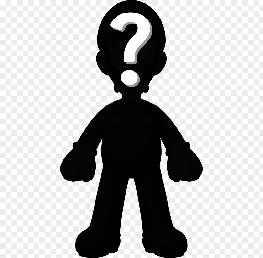 Mystery Person Silhouette Clip Art PNG