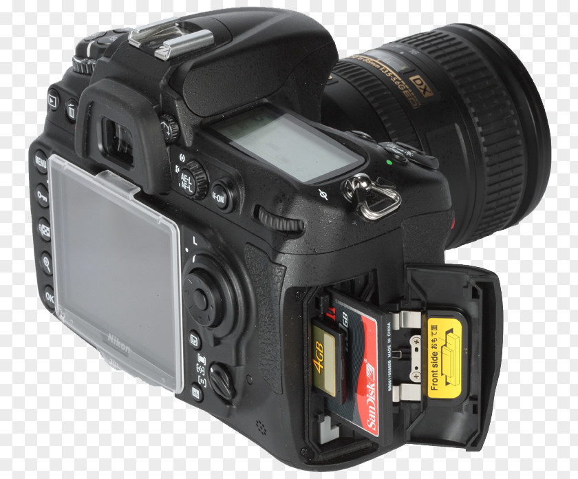 Nikon D300 Digital SLR D300S D7000 Camera Lens D3S PNG