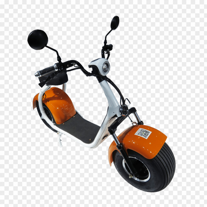 Power Scooter Orange Electric Motorcycles And Scooters Wheel MINI Cooper Vehicle PNG