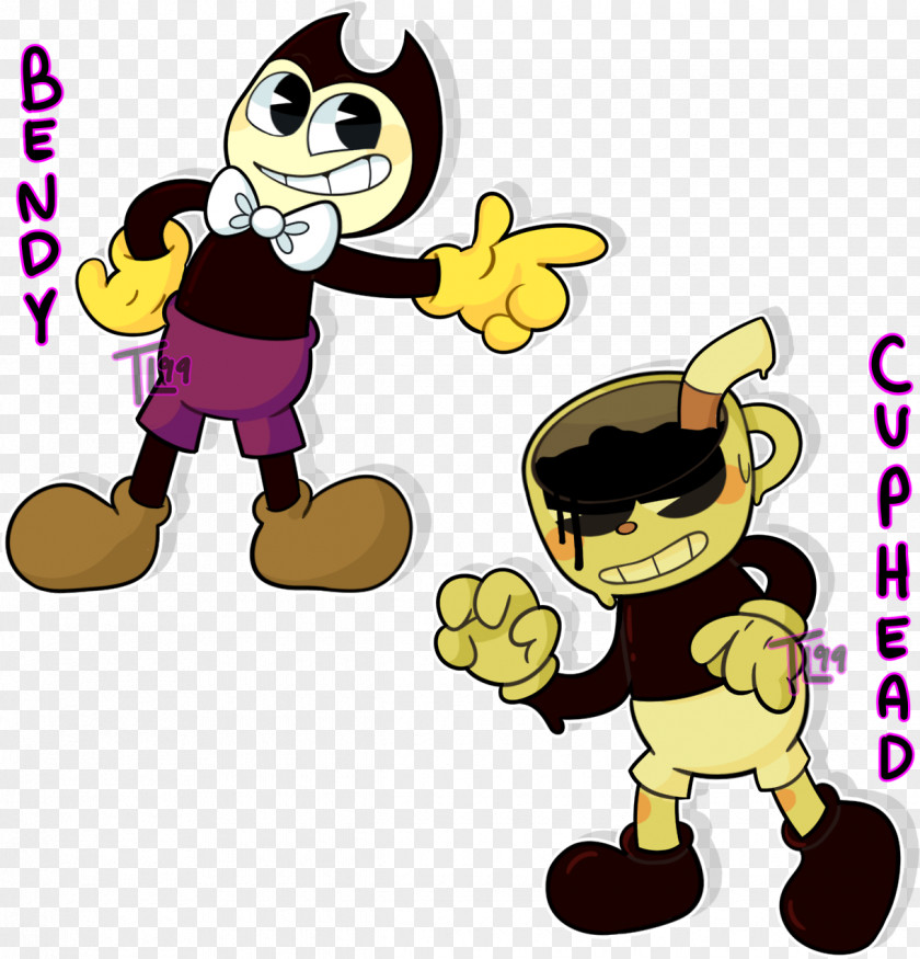 Style Happy Bendy And The Ink Machine PNG