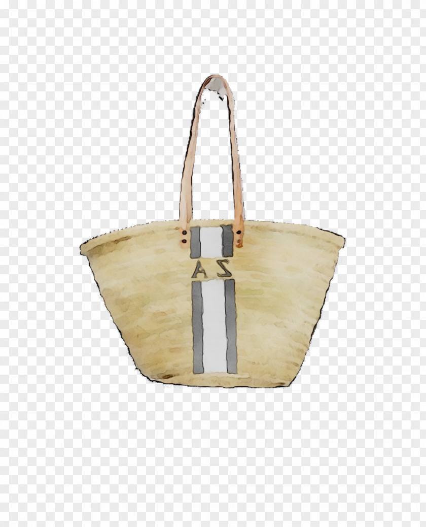 Tote Bag Shoulder M Leather Beige PNG