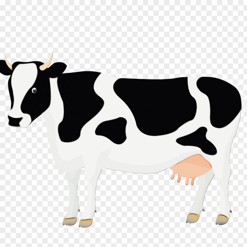 Animal Figure Sticker Dairy Cow Bovine Clip Art Cartoon Cow-goat Family PNG