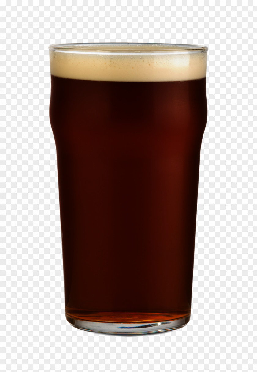 Beer Brown Ale Stout Pint Glass PNG