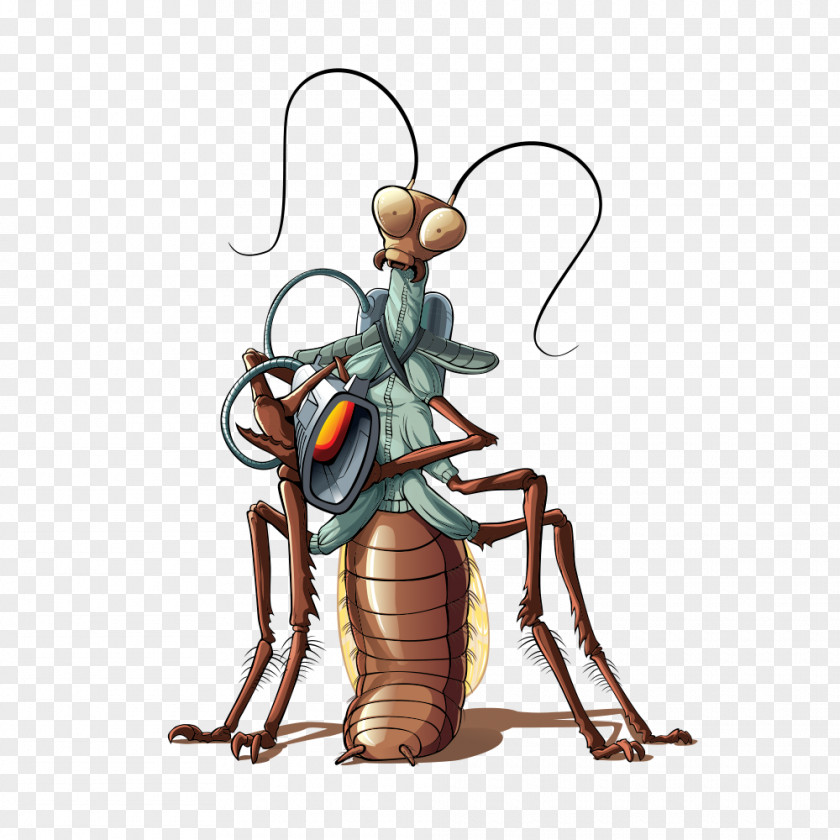 Cartoon Mosquito Cockroach Insect Royalty-free Illustration PNG