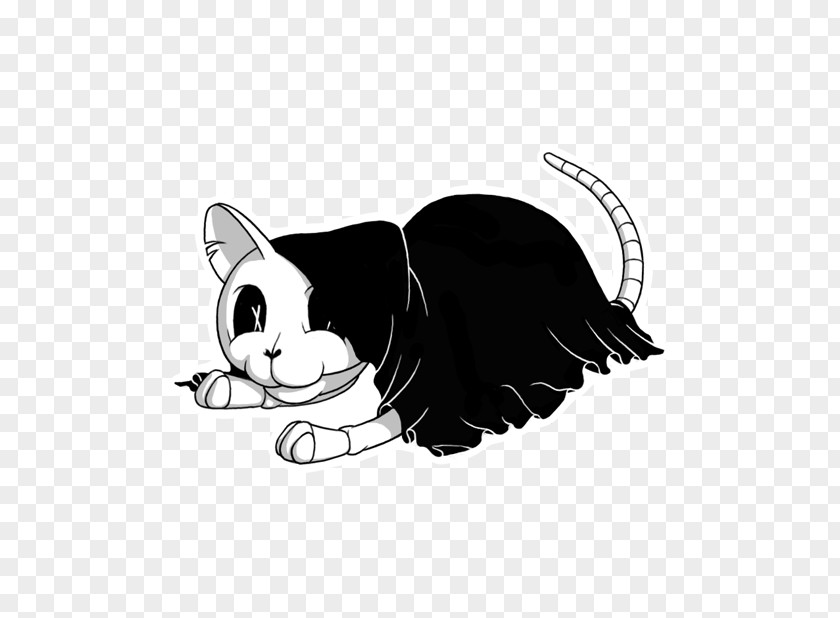 Cat Whiskers Black Sticker Telegram PNG