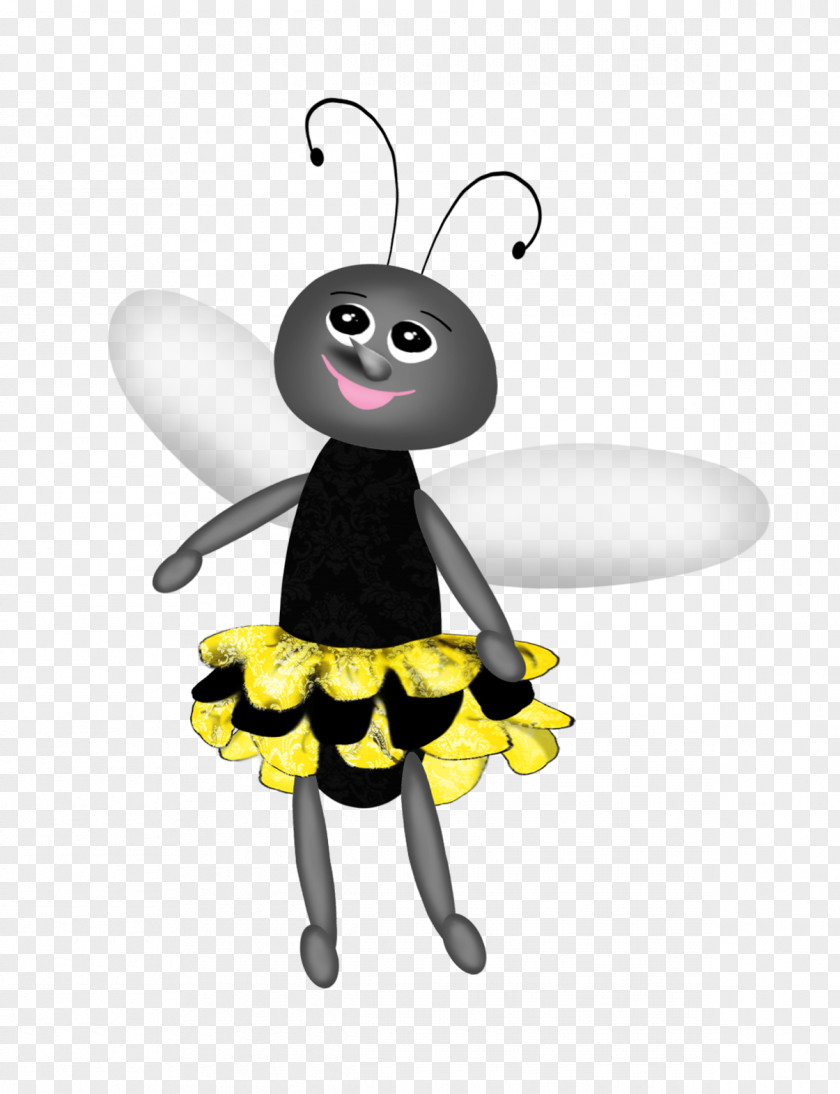 Cute Cartoon Bee Honey Apidae PNG