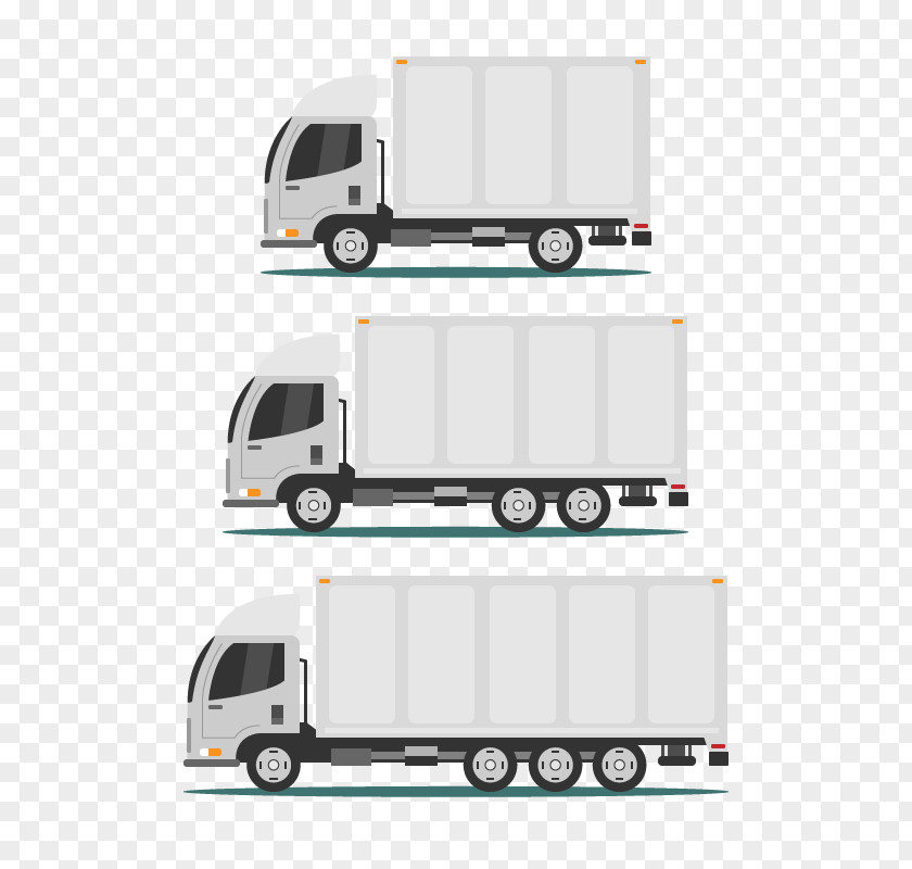 Long Truck Vector Cargo Transport Service PNG