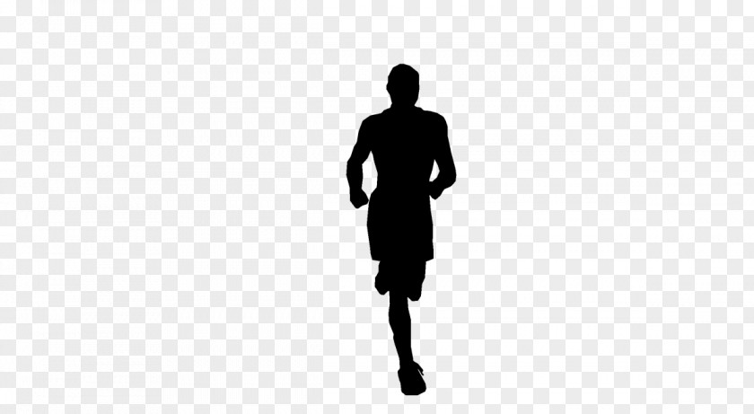 Man Silhouette Woman Jogging Stock Footage Clip Art PNG