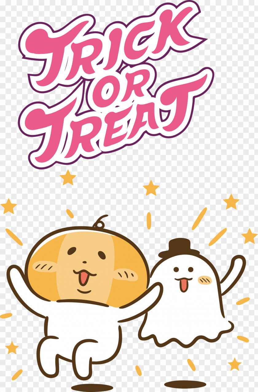 TRICK OR TREAT Happy Halloween PNG