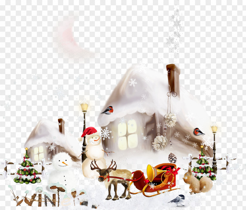 Winter Christmas Santa Claus Clip Art PNG