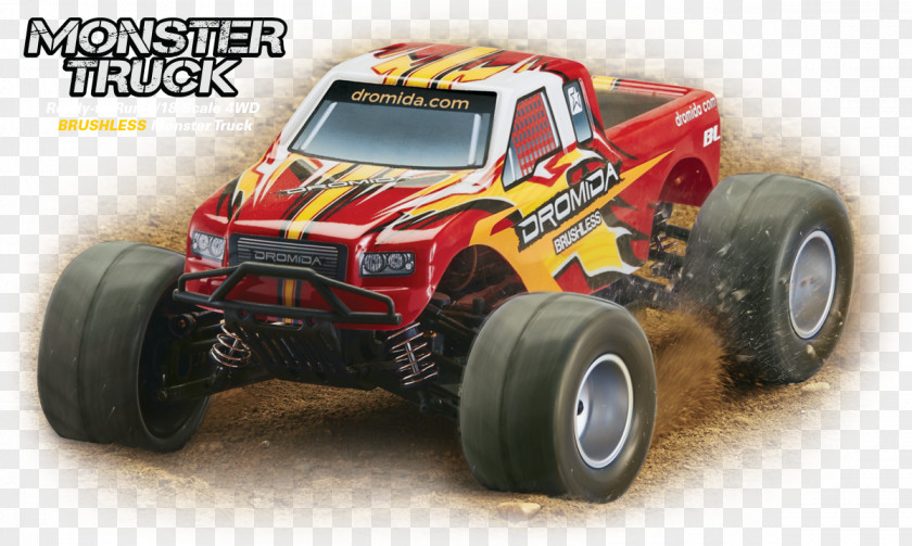 Monster Jam Radio-controlled Car Truck Dromida 1:18 Scale Rtr Remote Control Rc PNG