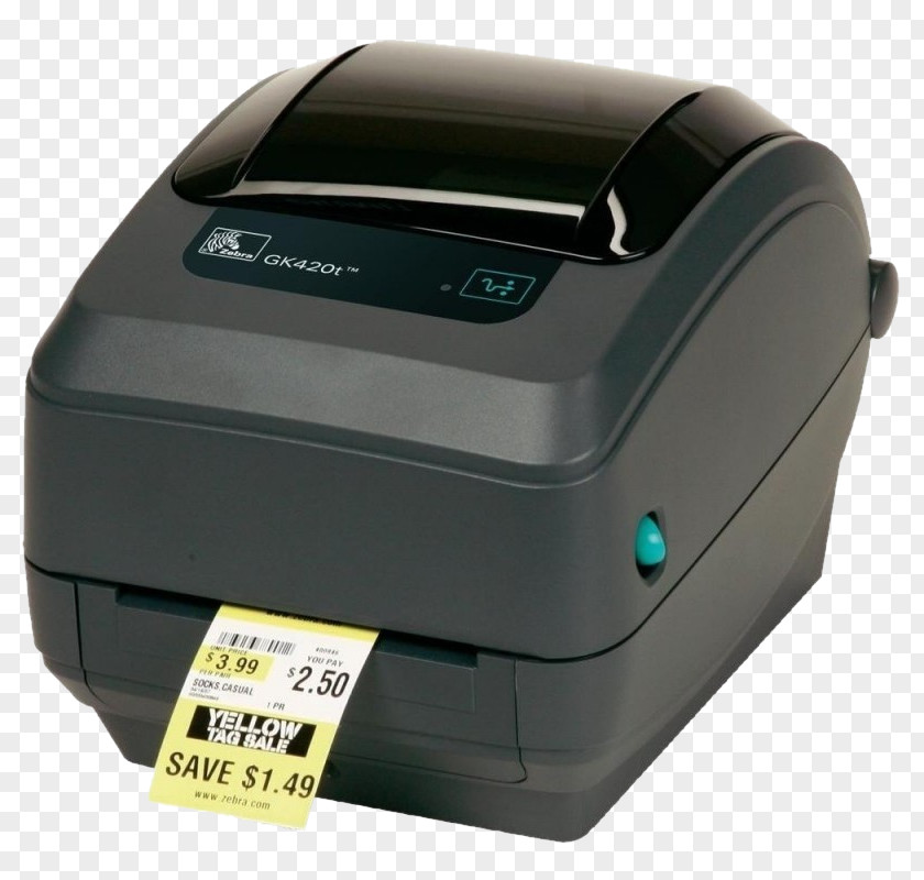 Printer Thermal-transfer Printing Label Zebra Technologies PNG