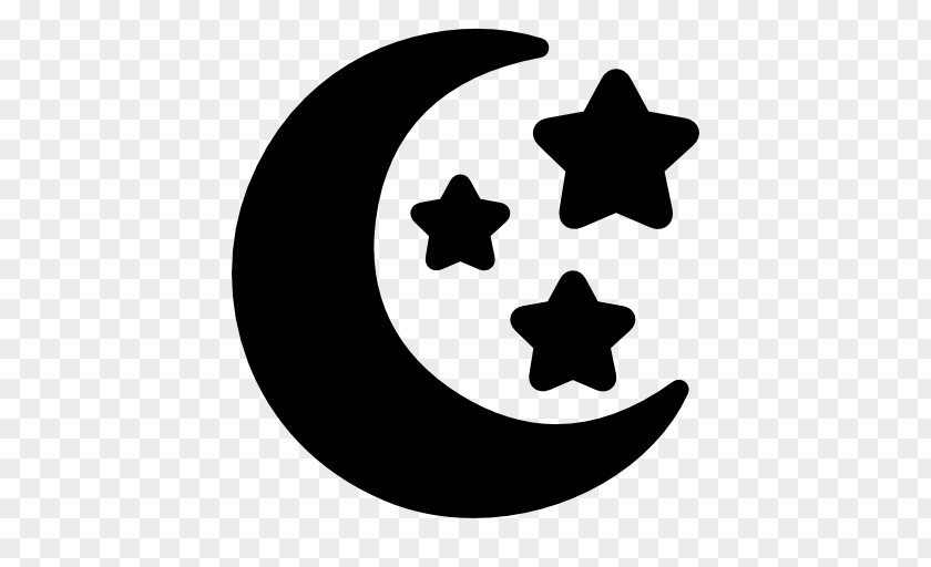 The Moon And Stars Star Crescent Symbol PNG