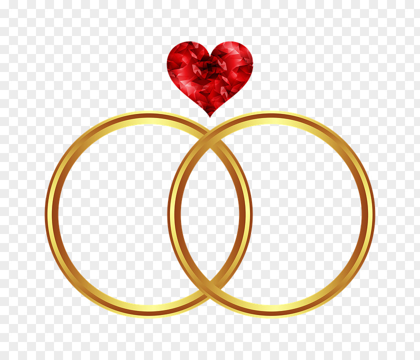 Gold Ring Wedding Clip Art PNG