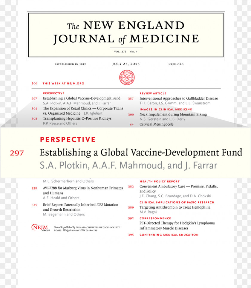 Line The New England Journal Of Medicine Document PNG