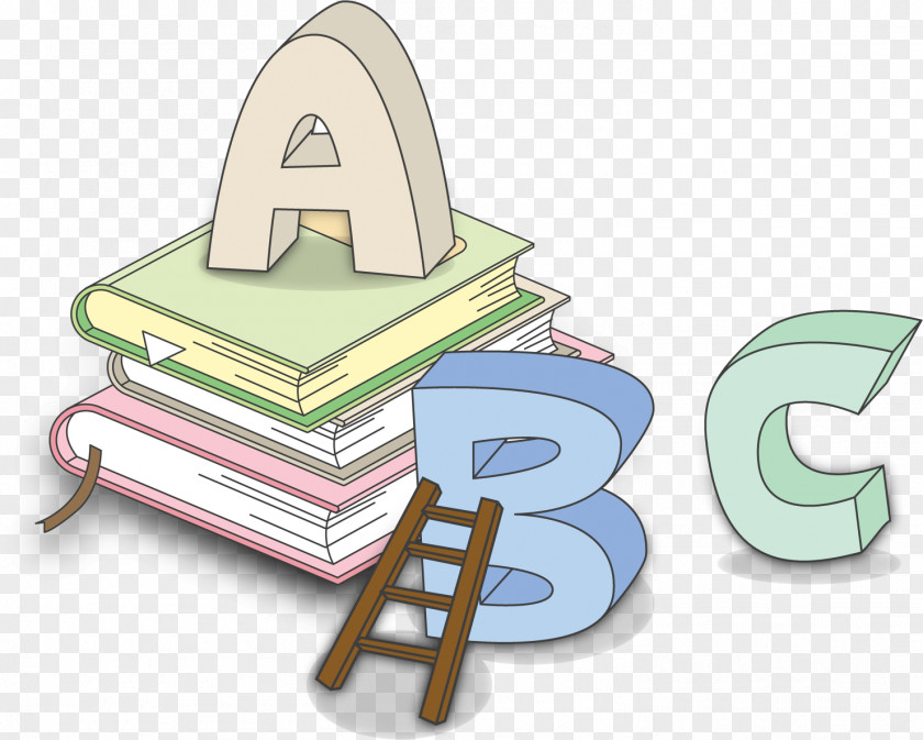 Three-dimensional Alphabet Books Learning Child Information PNG