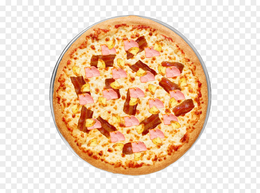 Bacon California-style Pizza Sicilian Fast Food PNG