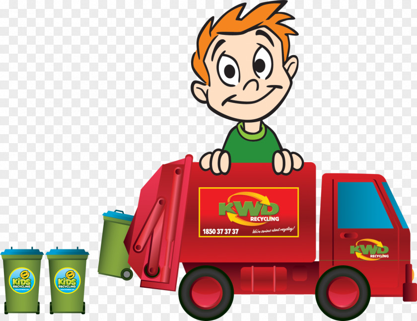Kids Recycling KWD Waste Landfill Redbox Brand Consultants PNG