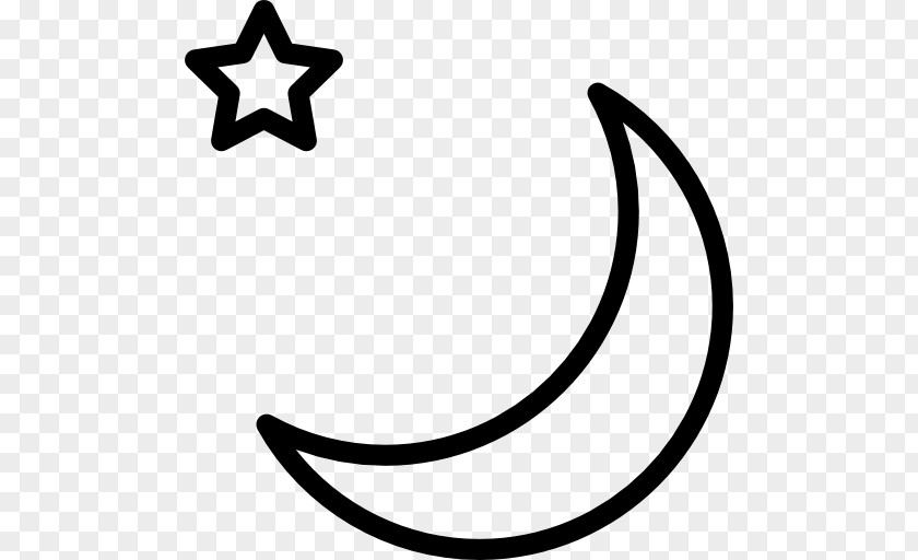 Moon Lunar Phase Outline Of The Full Symbol PNG
