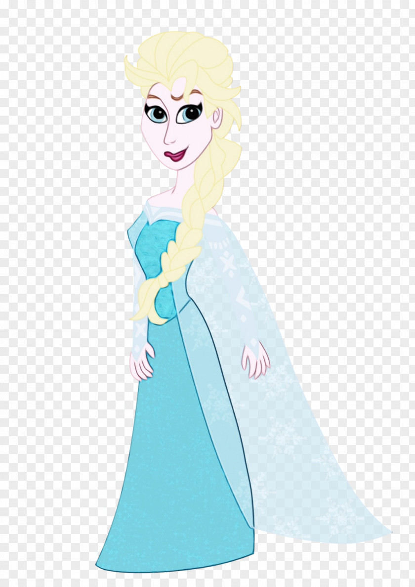 Style Costume Design Gown Cartoon Woman Character Microsoft Azure PNG