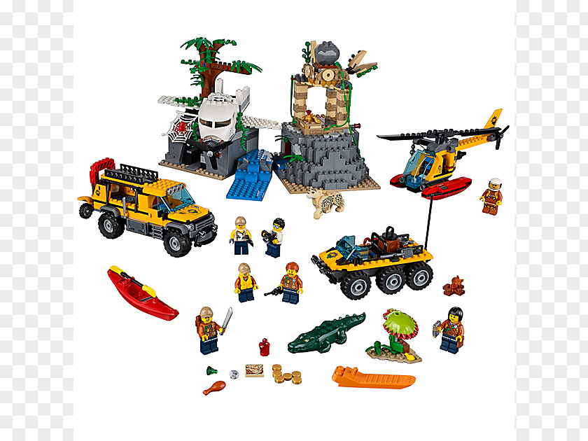 Toy LEGO 60161 City Jungle Exploration Site Amazon.com Lego Trains PNG