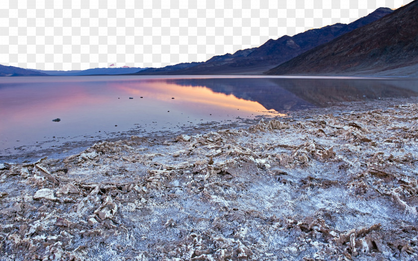 And Two Dead Sea Salt Badwater Basin Devil's Golf Course Mojave Desert Balila PNG