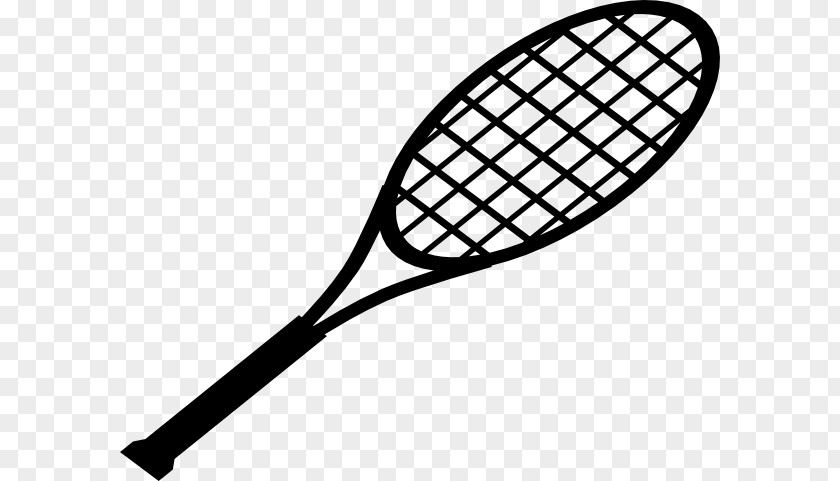 Cartoon Tennis Racket Squash Ball Clip Art PNG