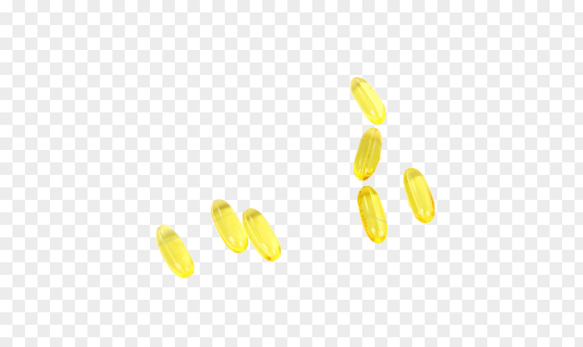 Cod Liver Oil Particles Yellow PNG