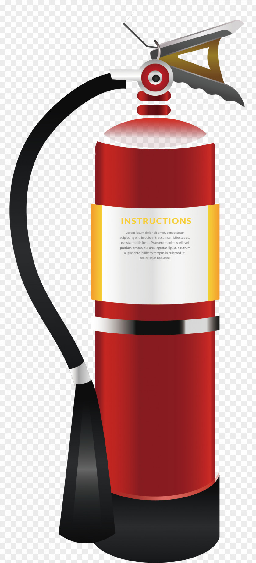 Fire Extinguisher Decoration Design Map Network Conflagration PNG