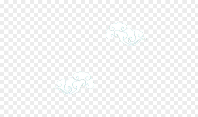 White Clouds Vector PNG