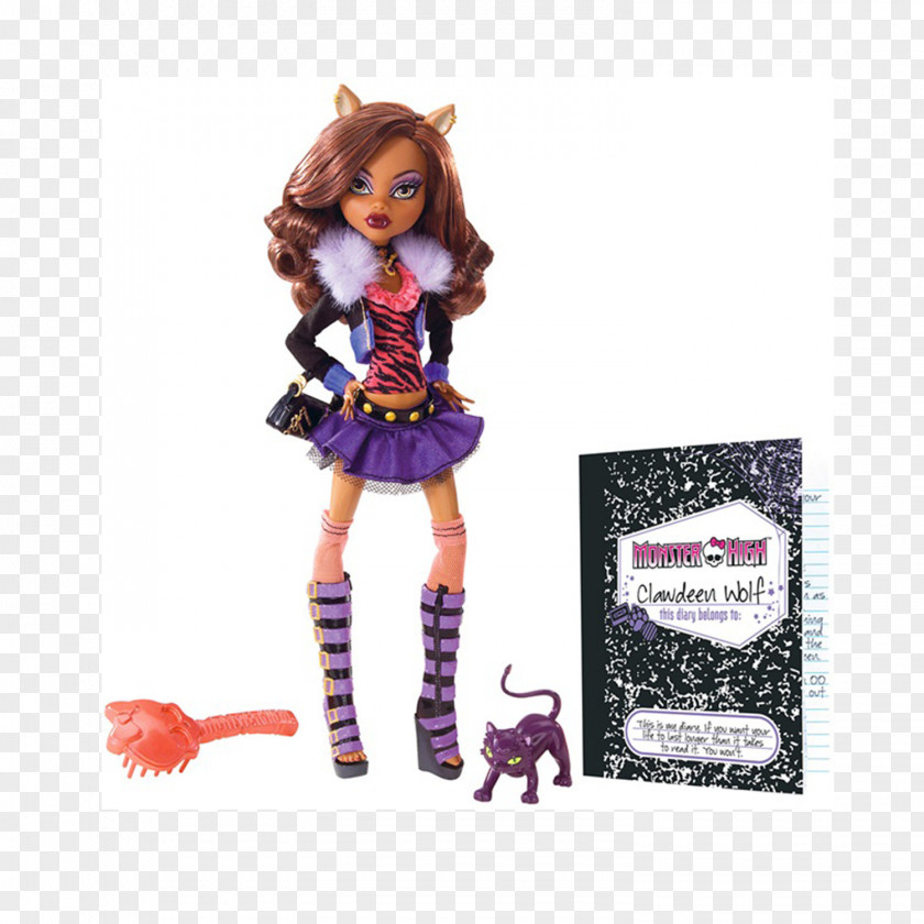 Doll Monster High Clawdeen Wolf Frankie Stein PNG